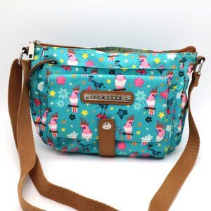 Lily Bloom Crossbody with Cockatiels Stars and Flowers Really Cute